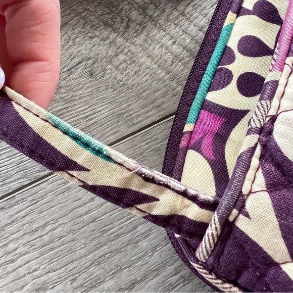 Vera Bradley Plum Crazy Mini Hipster Crossbody - Picture 13 of 14
